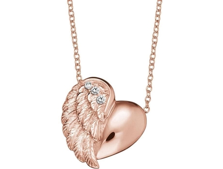 Ern Lilheartwing R Colar Feminino Coração Rosé Rosé Engelsrufer