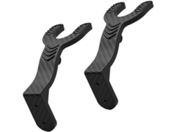 Suporte De Parede Para Capacete De Motocicleta Em Abs Preto, 2 Peças. Solução Elegante E Multifuncional Que
