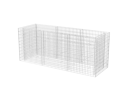 Gabion Raised Bed, Gabion Raised Beds Vidaxl Prateado Aço (270 X 90 X 100 Cm)