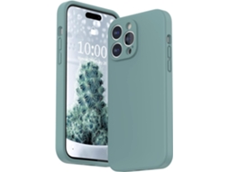 Lente para Telefone Protetor Perfeito Espessa para iPhone 14 Pro Max HONGWE. Silicone Líquido Premium Verde