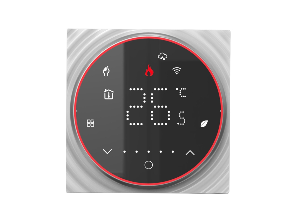 Termostato Wi-Fi S/MARCA com Display LED Preto, Controle de Temperatura