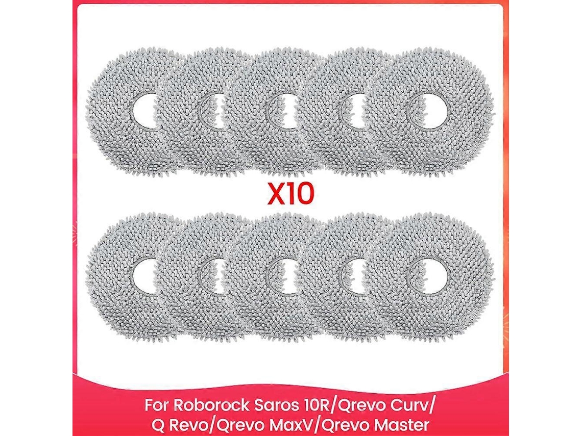 Peças De Reposição Para Pano De Limpeza De Aspiradores Roborock Saros 10r, Qrevo Curv, Q Revo, Qrevo Maxv E Qrevo Master._glo