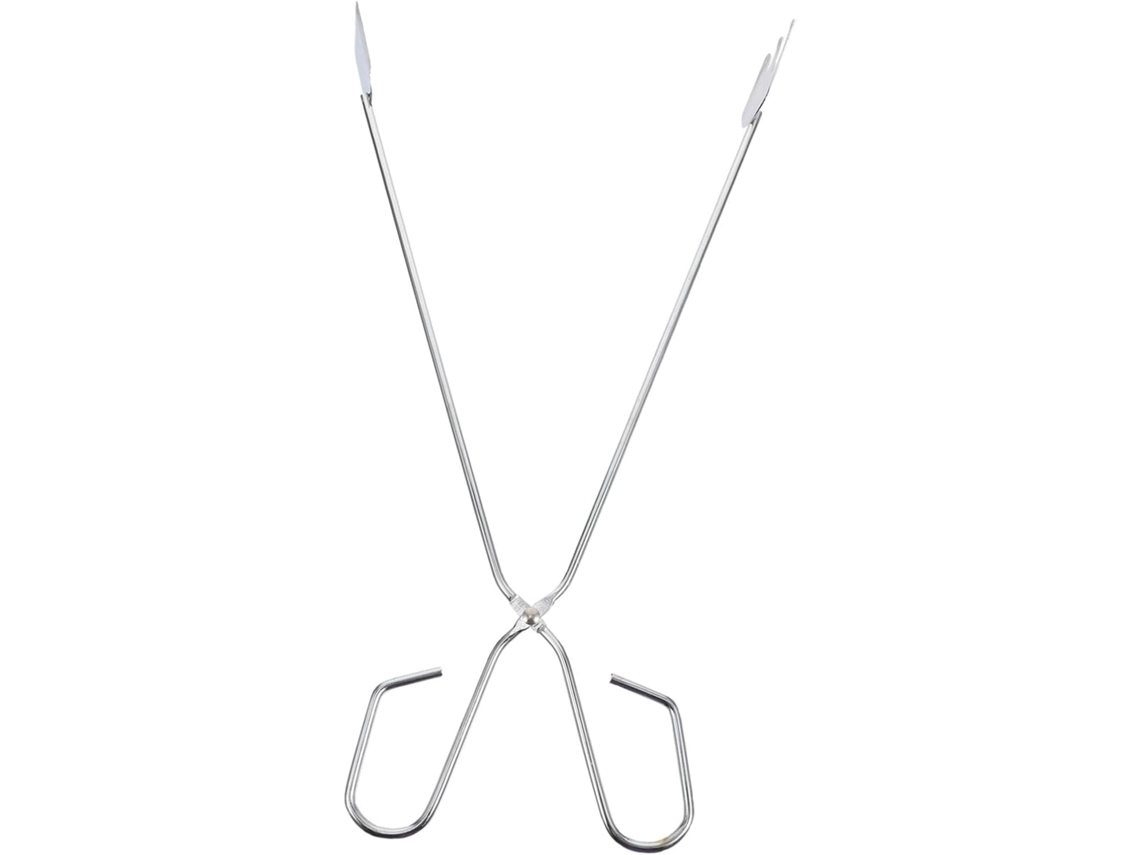 Conjunto De 5 Pinças Longas Para Churrasco Popetpop Com Clipes Cromados Manuseio Ao Ar Livre