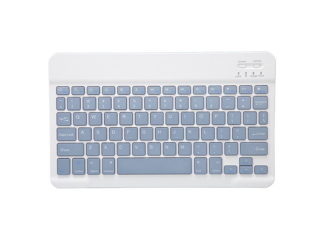 Aetheria teclado Sem Fio Ultra Fino para Tablet Ios com Atalhos e Modo de Sono Automático Azul Mist