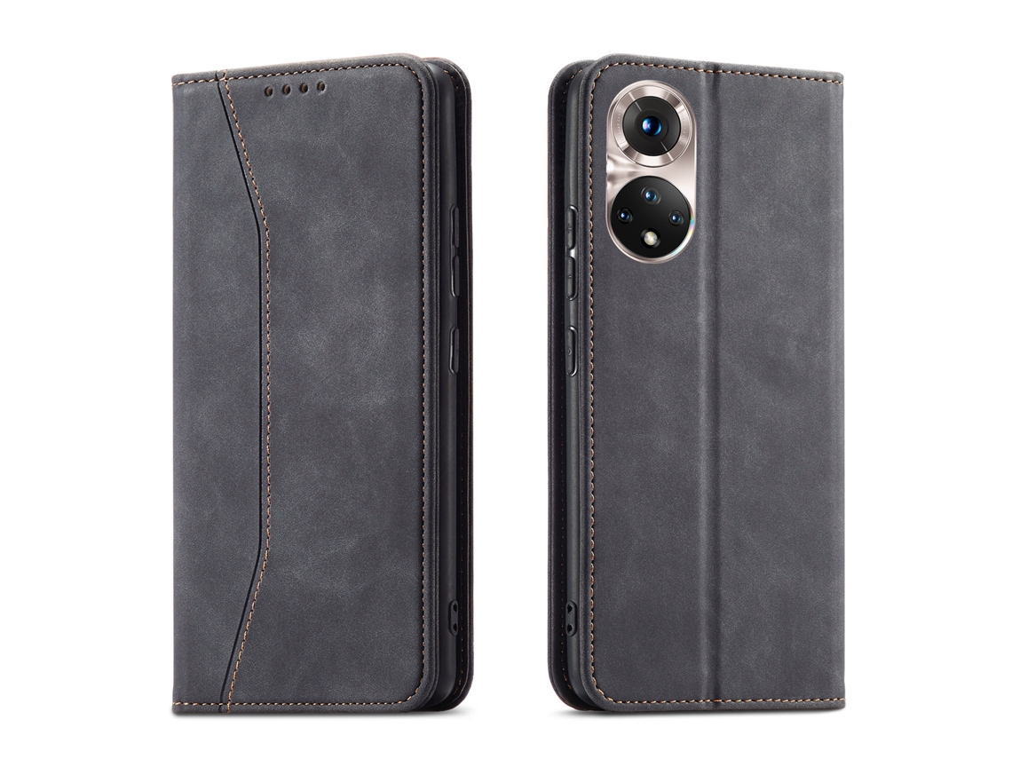 Capa De Couro Para Celular Honor, Compatível Com A Nova Capa Flip Da Huawei.preto - Honor X8a