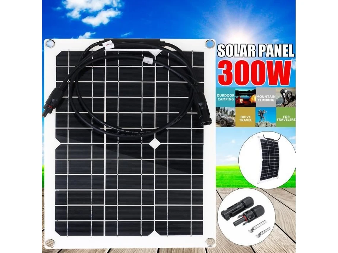 Painel solar 300W 18V 28x38cm S/MARCA