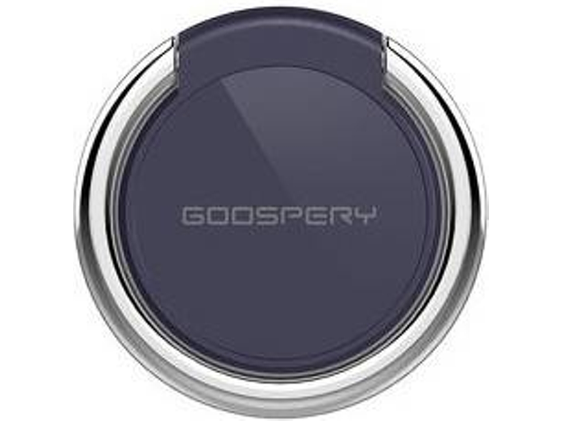 Suporte LMOBILE Mercury Ring Holder Preto Prateado