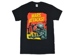 Mars Attacks! Gradient Poster T-shirt Unisex Adults Size:xxl