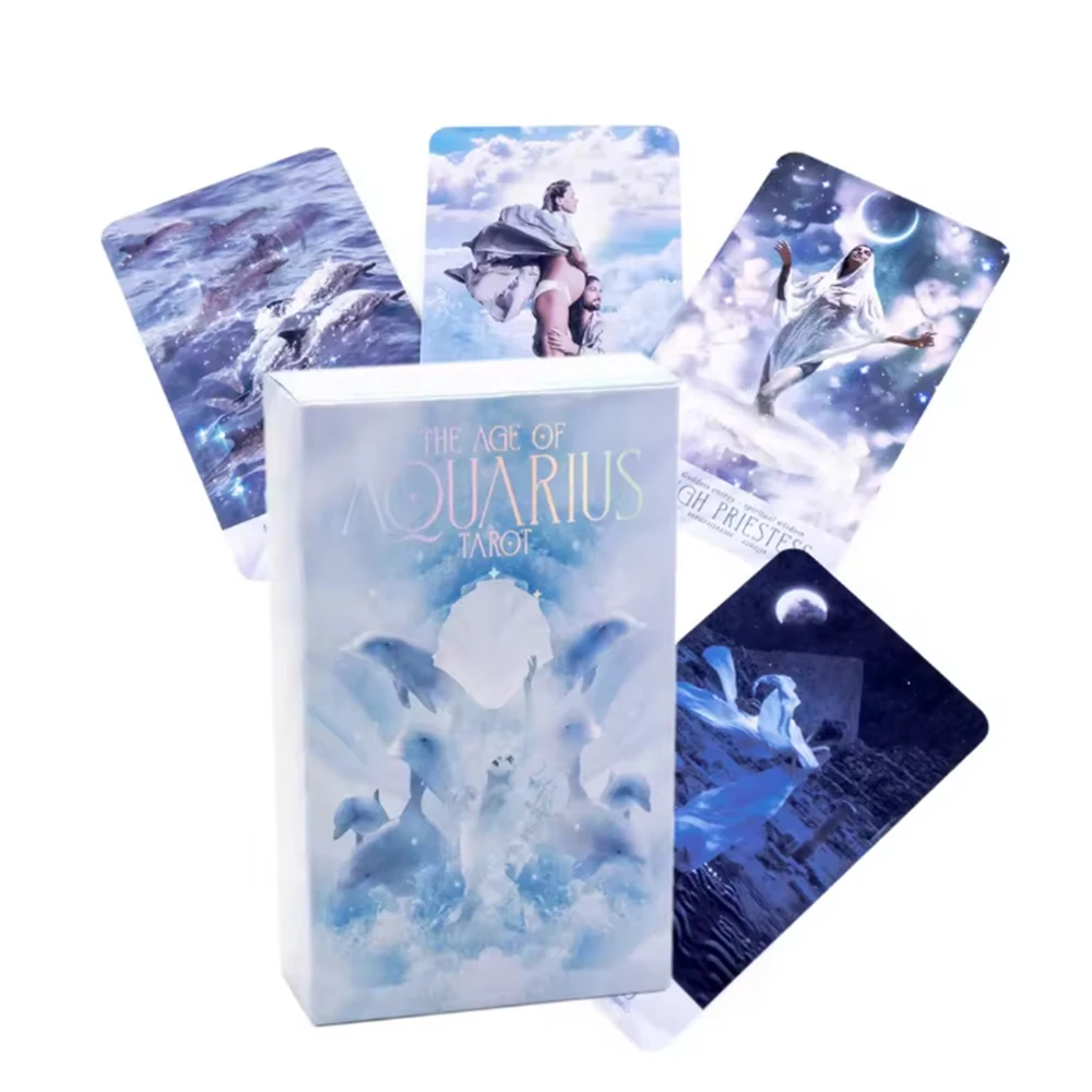Tarot Da Era De Aquário: Adivinhação, Baralho Espiritual, Tarot Dos Milagres, Cartas Oráculo