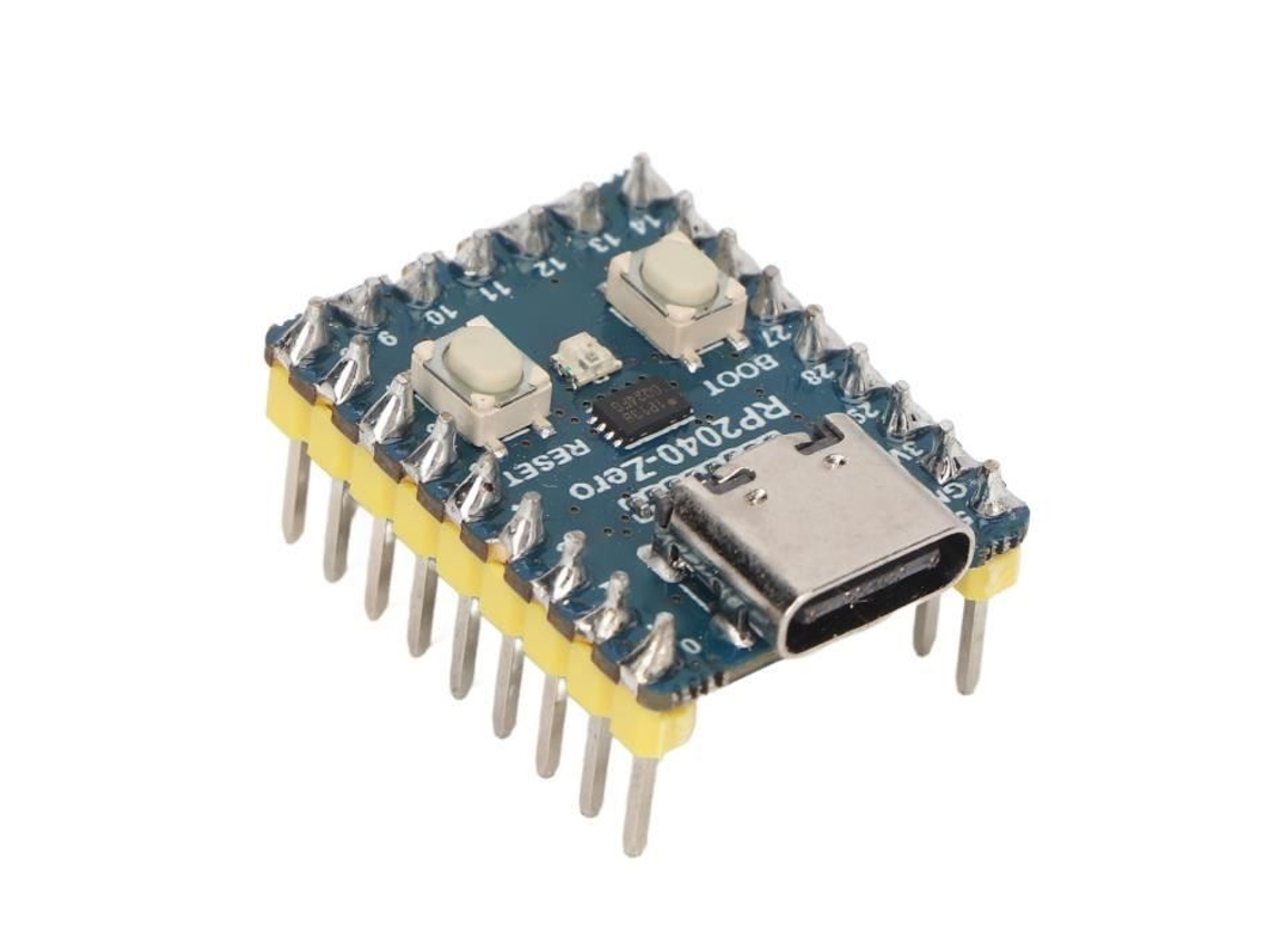 HURRISE Mini Placa de Desenvolvimento de Microcontrolador com Chip Rp2040 Suporte C C Python