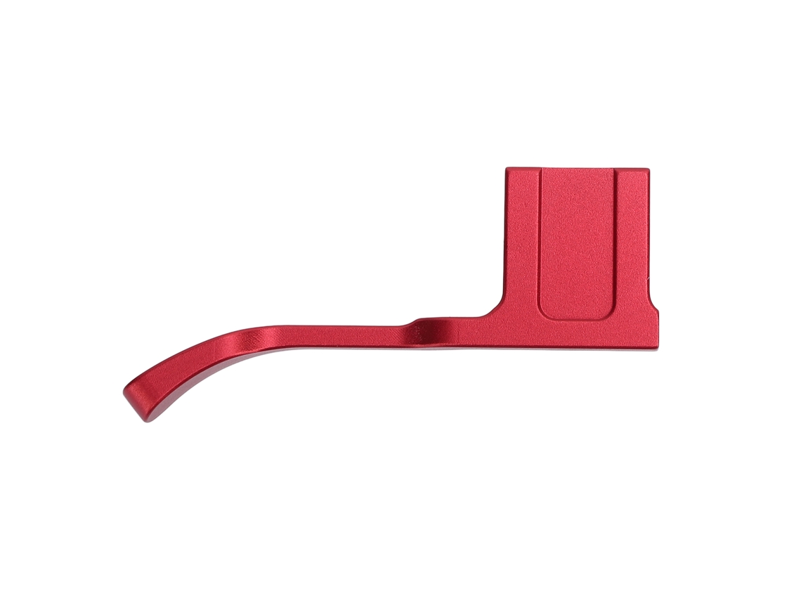 Apoio de polegar para câmera em liga de alumínio com protetor de sapata para câmera mirrorless GFX 50R, vermelho LAXISCREED