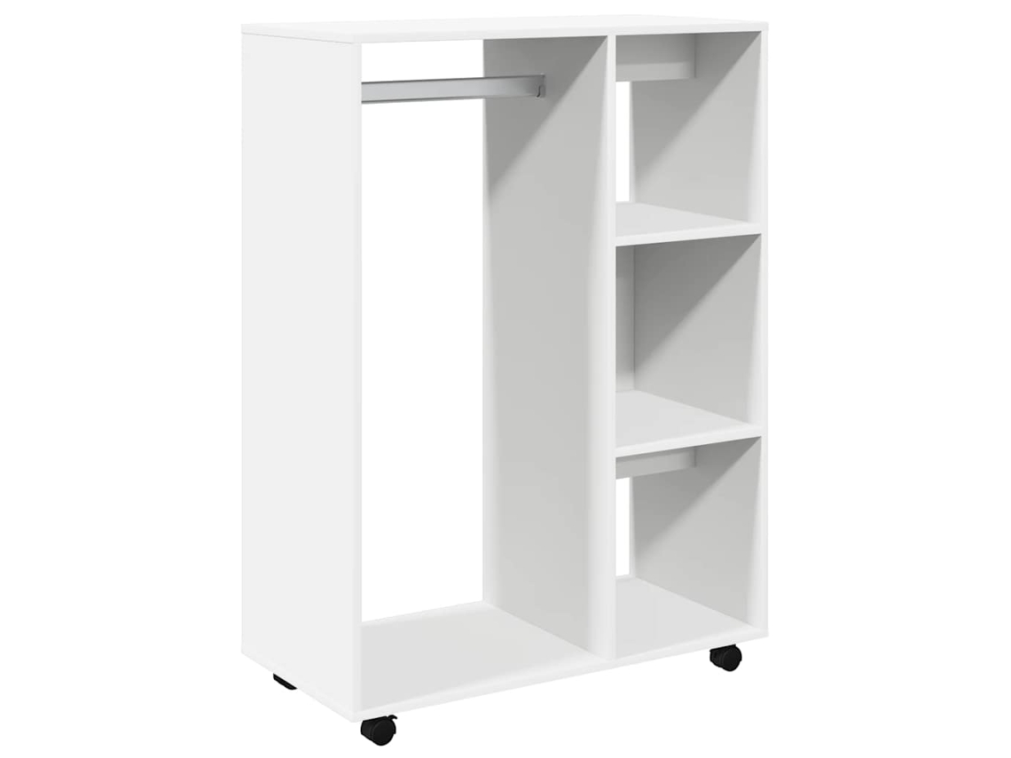Roupeiro 80x40x110 Cm Derivados Madeira Branco MAISON EXCLUSIVE