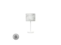 Moda Candeeiro De Mesa 1xe14 Branco/cinza Onda 42x17x17cm Fabrilamp