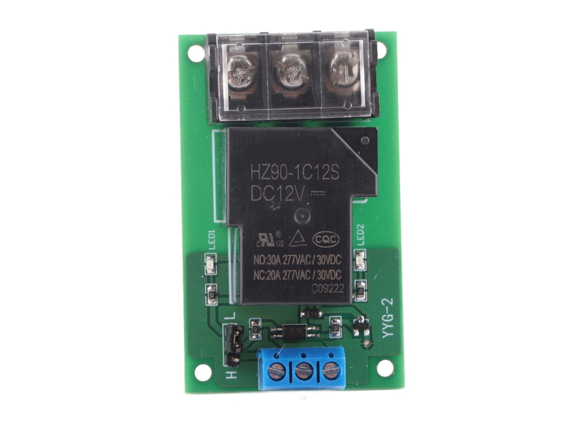 Módulo Relé De Aislamiento Optoacoplador De Alto Poder 30a Yyg-2 Dc12v Con Disparo De Nivel Alto/bajo Unidireccional