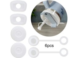 Conjunto de 6 Peças de Silicone para Copos Stanley, Tampa Antiderramamento e Canudo, 40 Oz/30 Oz SUNNY SPACES