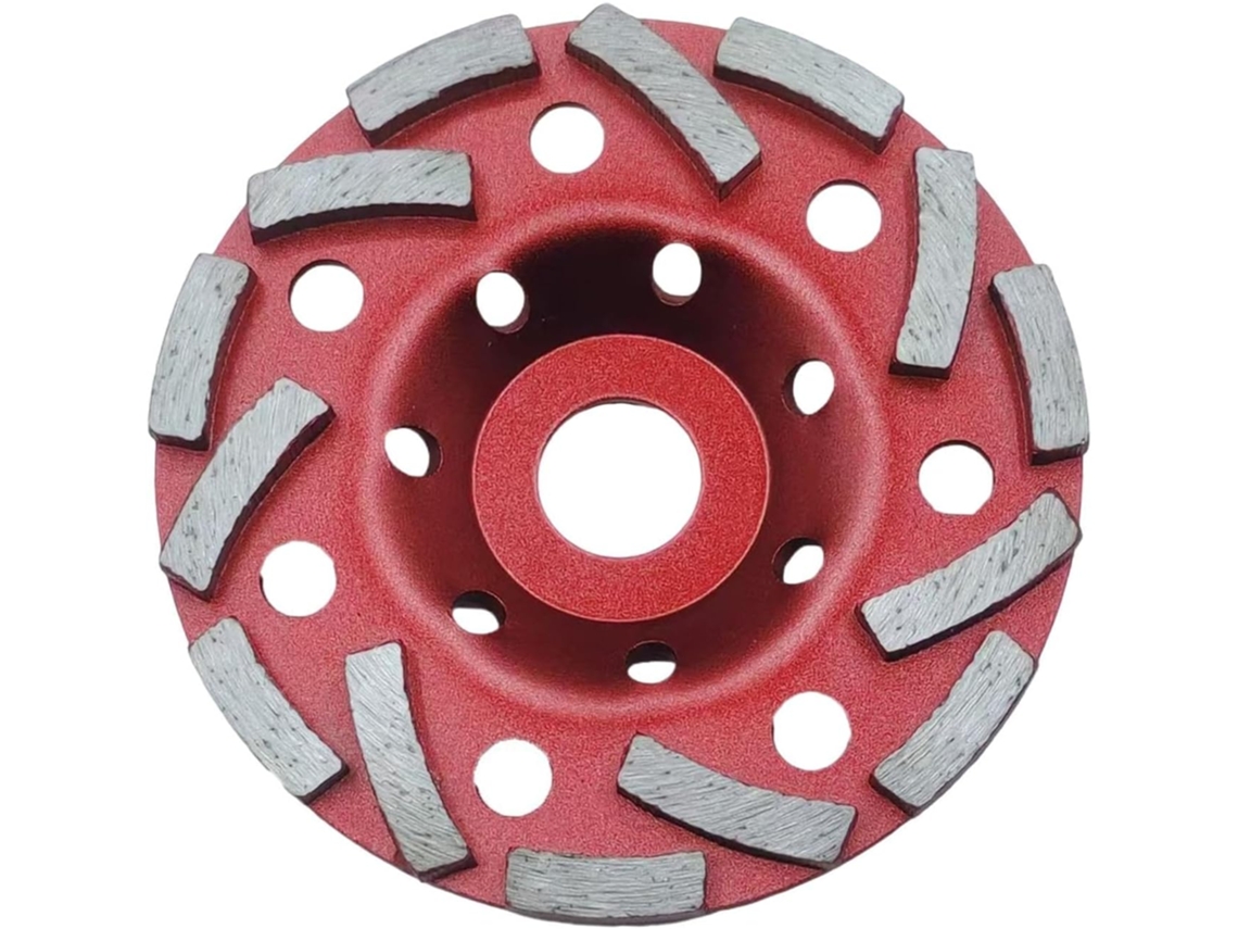 Disco De Desbaste Angular Versátil E Robusto Profissional Com Segmento Diamantado 5 Polegadas Para Polimento Remoção