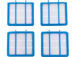Kit Com 4 Filtros De Reposição Compatíveis O Aspirador Robô Shark