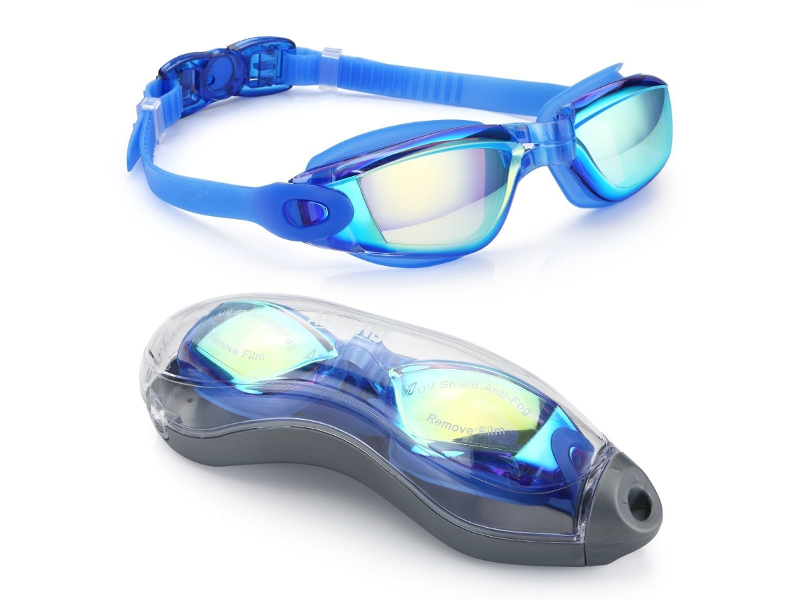 Óculos de Natação com Estojo Proteção UV AQUAFORGE