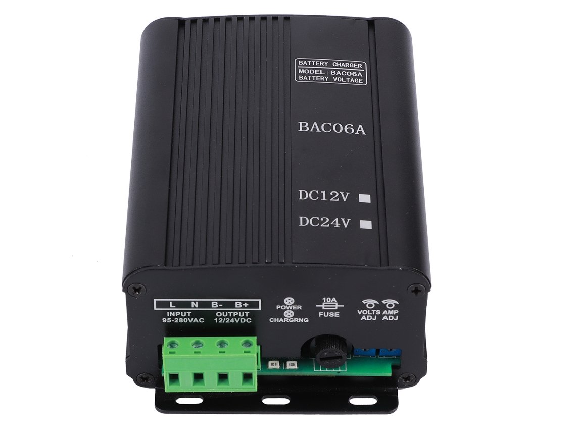 Carregador de bateria para gerador a diesel Bac06a, fonte de alimentação para grupo gerador 24V 3A