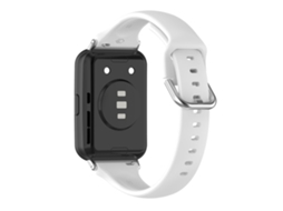 Bracelete Silicone Lançamento Rápido para Huawei Watch Fit 2 Branco