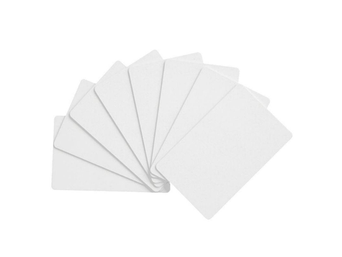 100 Cartões Rfid 13.56mhz S50 Graváveis Para Controle De Acesso Iso14443a Blanco