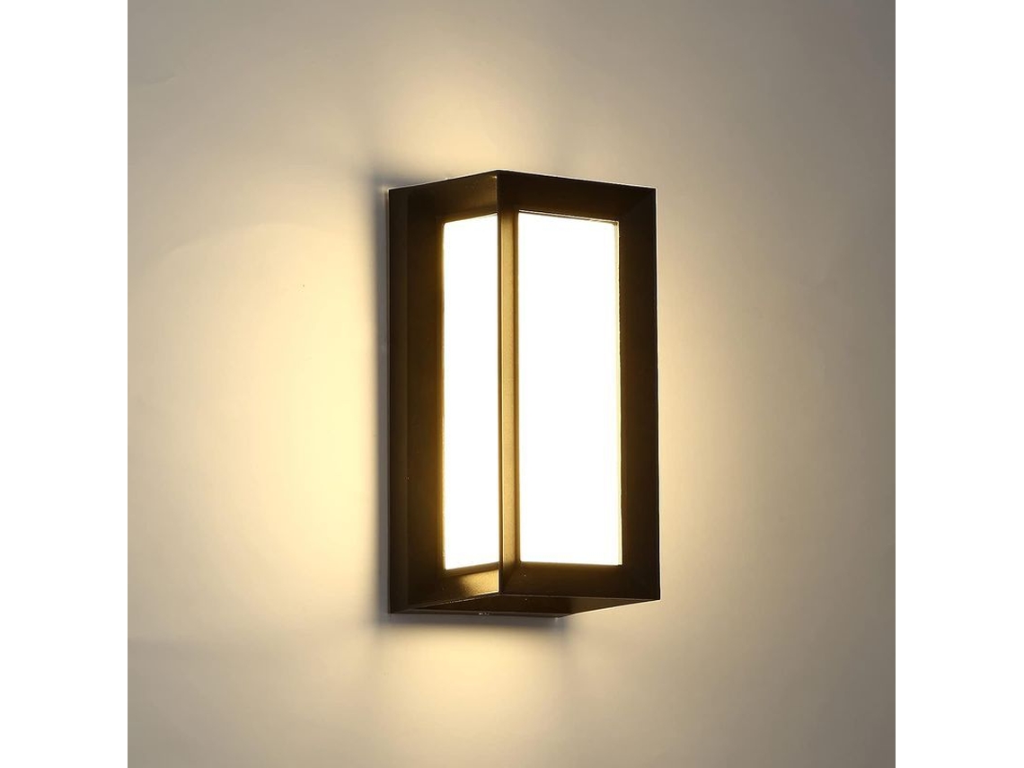 2026 lâmpada de Parede Exterior Moderna 18w Led Ip65 Impermeável 3000k para Terraço, Varanda, Entrada Interior e Exterior