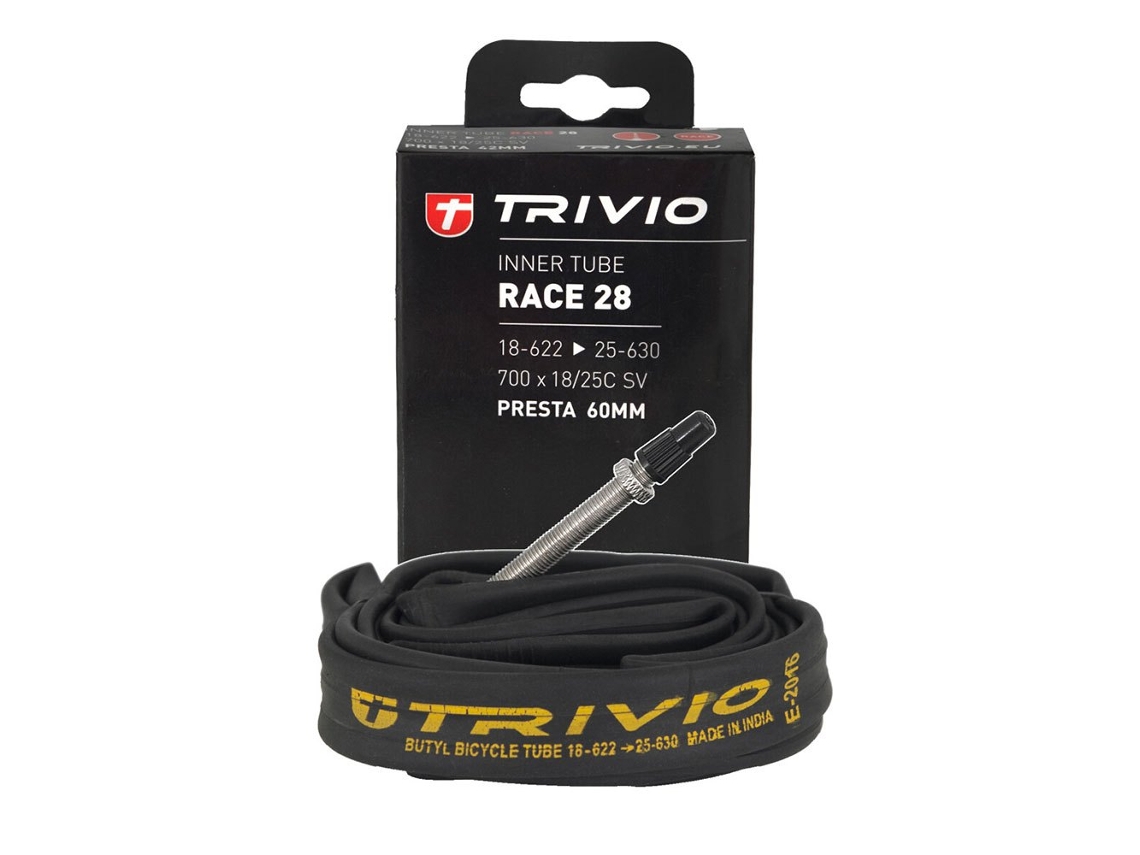 Tubo Interno Road Presta 60Mm Transparente 700C / 18-25Trivio