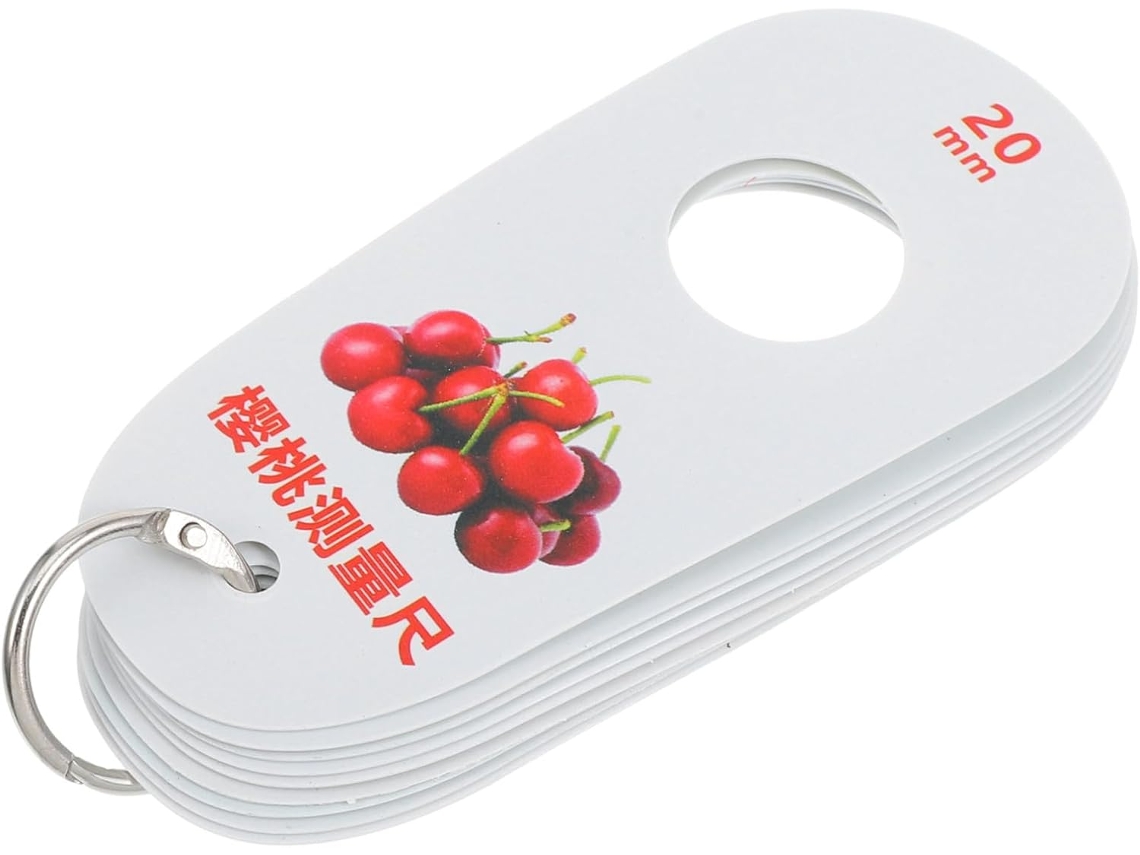 Paquímetro Para Medir Cerejas Beaupretty, Ferramenta Frutas, Régua De