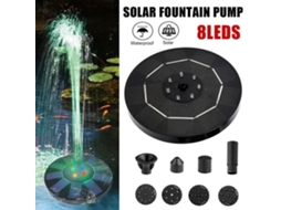 Bomba De Água Movida A Energia Solar Com Luzes Led Para Bebedouros De Pássaros