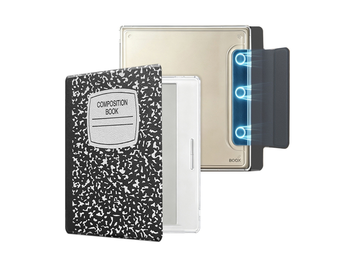 Capa Protetora Para Boox Go 7 Wookreader Hibbent (preto E Branco)