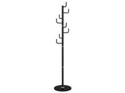 Conjunto 1 Bengaleiro Vidaxl Preto Ferro