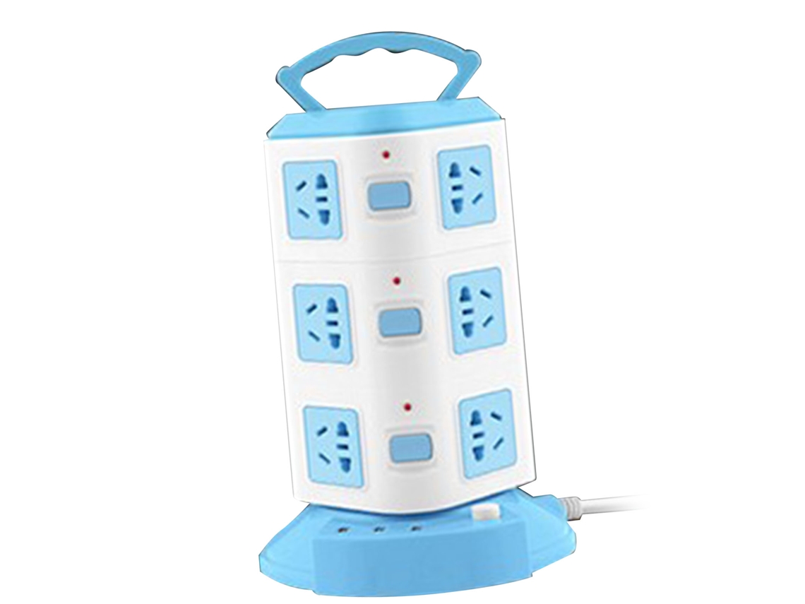 Laxiscreed Central De Energia Multiuso Em Torre Com Proteção Contra Sobrecarga E Portáteis Usb