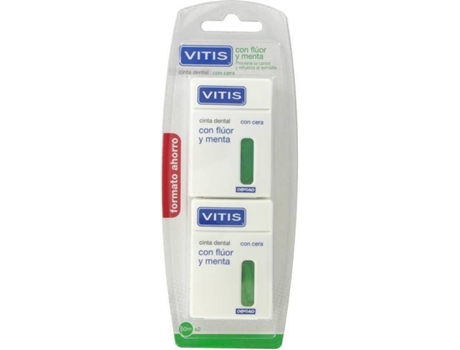 Pack e hortelã Fita Dental Fluoretum 2 x 50 m