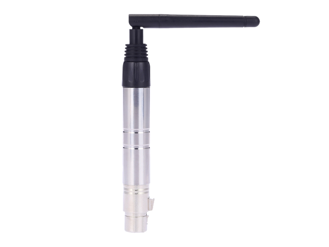 Receptor DMX512 sem fio 2.4G 1000m alta potência 23dBm XLR fêmea para luzes de palco Led | S/MARCA