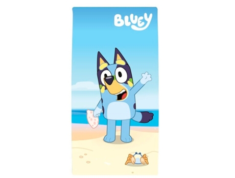 Toalha De Praia Em Microfibra Bluey Moose
