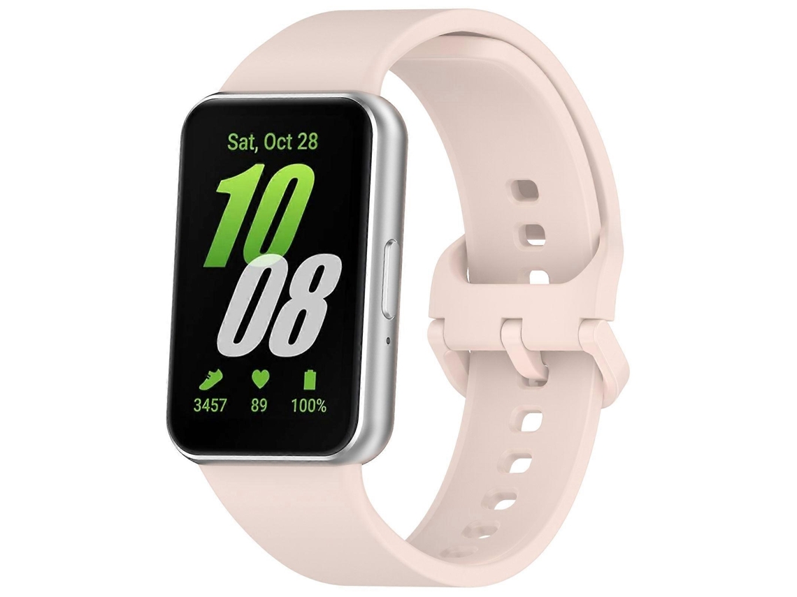Pulseira De Silicone Com Fivela Em Cor Sólida Para Samsung Galaxy Fit 3 Sm-r390