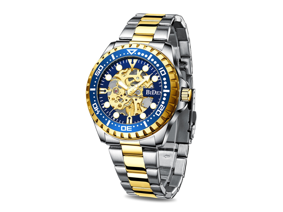 Relógio Masculino com Pulseira de Malha Milanesa, Estilo Esportivo MDUG