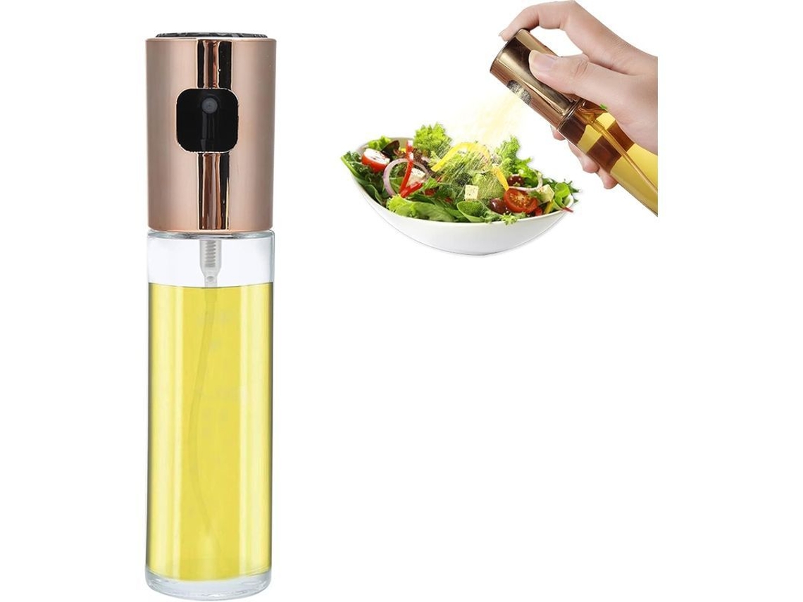 Spray De Azeite De Oliva 100ml, Garrafa De Vidro Para Churrasco, Cozinha E Saladas
