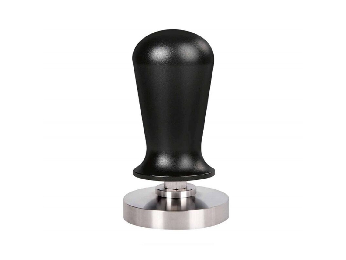Prensa De Café Calibrada Com Mola Em Aço Inoxidável, Elástica, Martelo Para Pó 51 Mm Para Máquina De Café Com Design Reutilizável E Fácil Limpeza