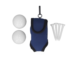 Bolsa de Cintura para Golfe com Depósito de Bolas e Portatees S/MARCA