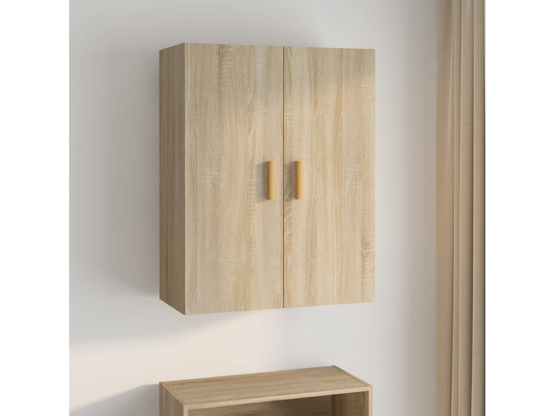 Vidaxl Armário De Parede Suspenso 69,5x34x90 Cm Carvalho Sonoma