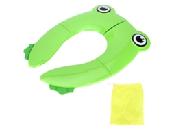 Coxim para treinamento de banheiro para bebê portátil antiderrapante com bolsa de armazenamento verde S/MARCA