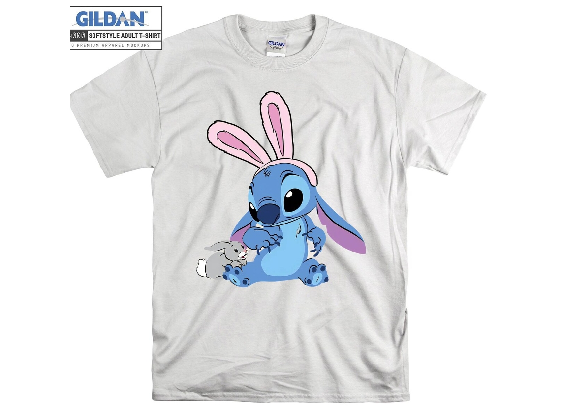 T-shirt Rockinstone Stitch With Easter（m）