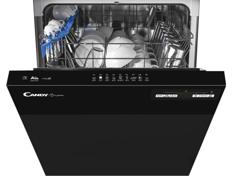 Máquina de Lavar Loiça Encastre CANDY CDSN 2D3 (13 Conjuntos - 59.8 cm - Painel Preto) —  