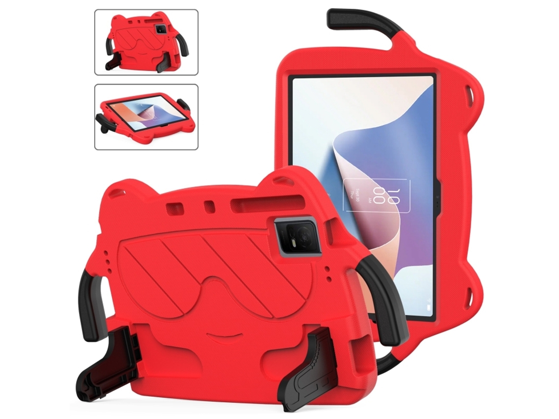 Capa Rígida Eva Ice‑baby Anti‑choque Halinuia, Cor Vermelho + Preto Para Tcl Nxtpaper 11 2023