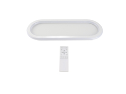 2026 lâmpada de Teto Led Linear Moderna 3000k 6500k Regulável com Controle Remoto para Cozinha, Quarto, Escritório, Corredor Branco