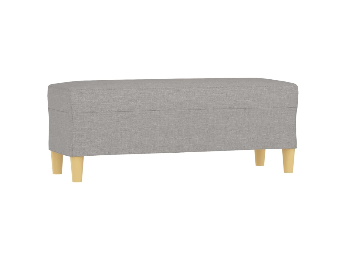 Bench, Benches Vidaxl Cinzeto Tecido (100 X 35 X 41 Cm)