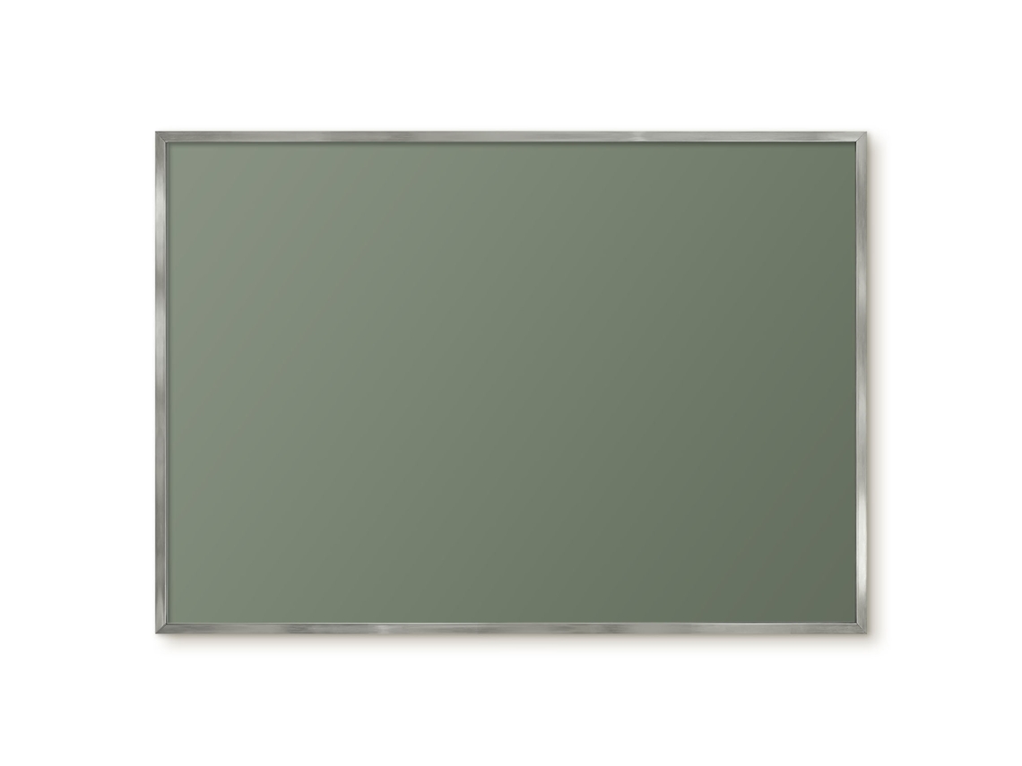 Quadro de parede magnético cinza escuro para escritório Espelharte (100x70 cm)