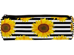 Tenho lápis com estampa de girassol, desenho floral, ideais para escrever, etc.