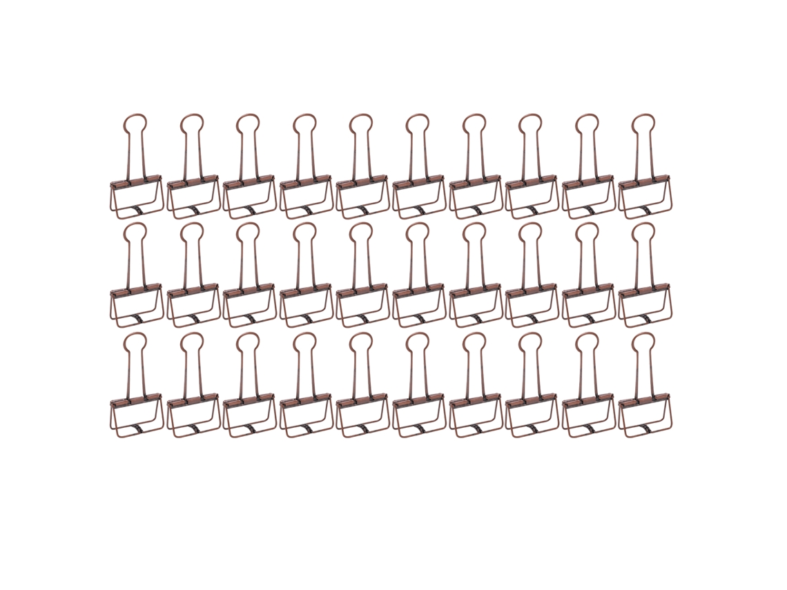Conjunto de 30 Prendedores de Arame de 5 Cm, Ocos e Resistentes, Multifuncionais, Pequenos, para Anotações, Ingressos e Papéis BRILVIBERA